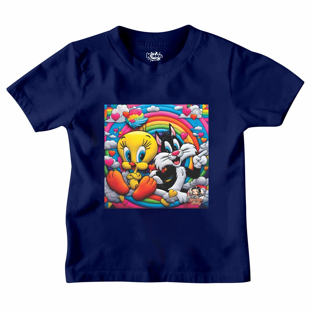 TWEETY BIRD AND SYLVESTER T-SHIRT