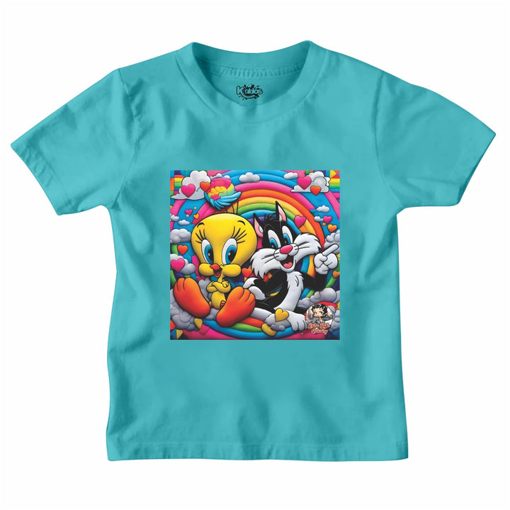 TWEETY BIRD AND SYLVESTER T-SHIRT
