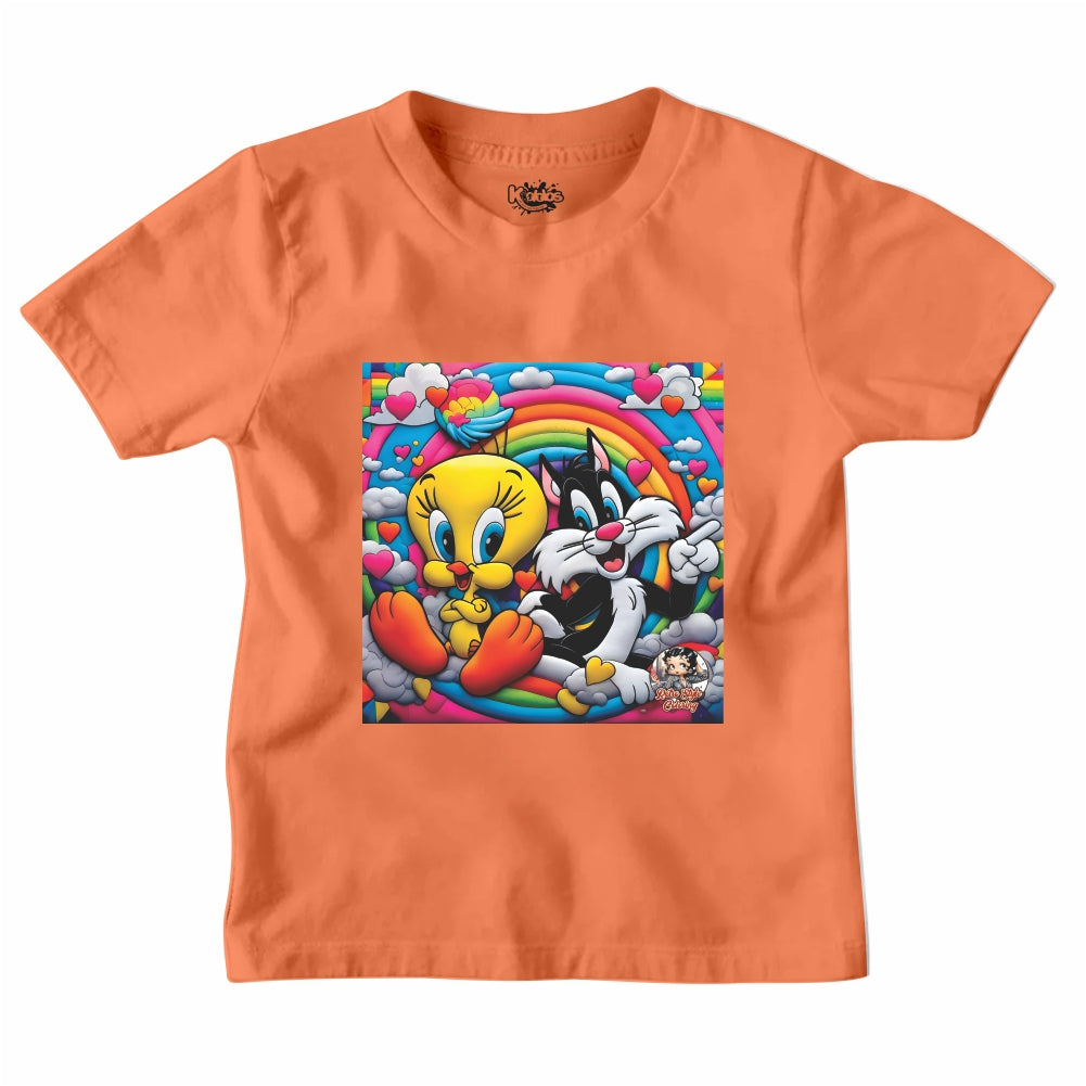TWEETY BIRD AND SYLVESTER T-SHIRT