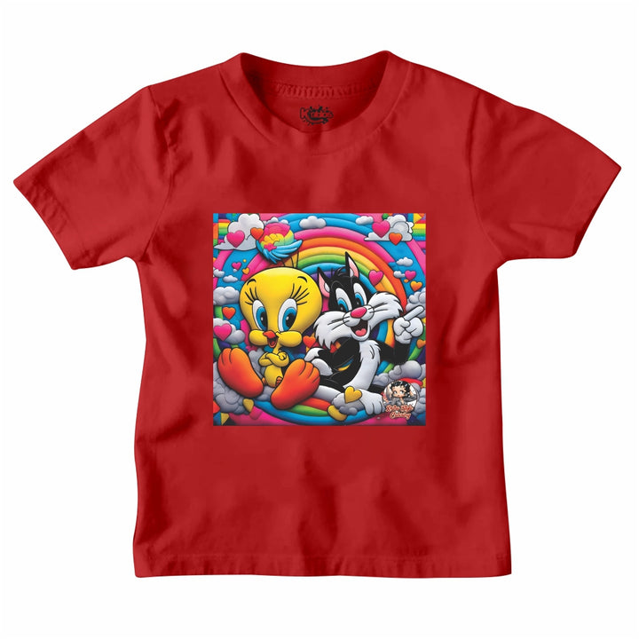 TWEETY BIRD AND SYLVESTER T-SHIRT