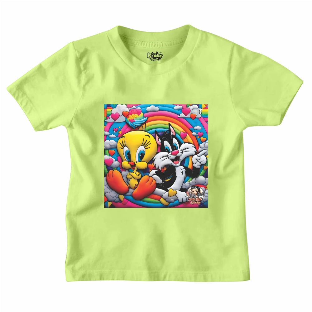 TWEETY BIRD AND SYLVESTER T-SHIRT