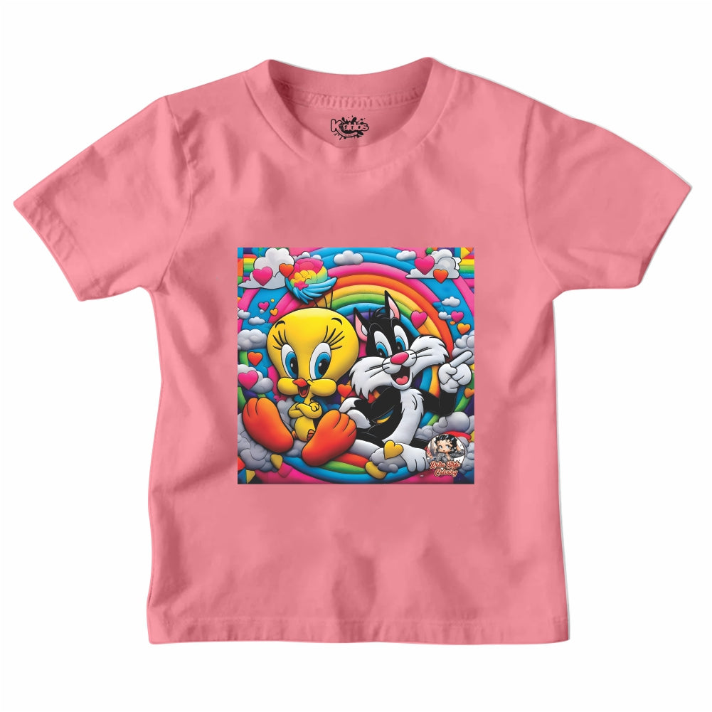 TWEETY BIRD AND SYLVESTER T-SHIRT