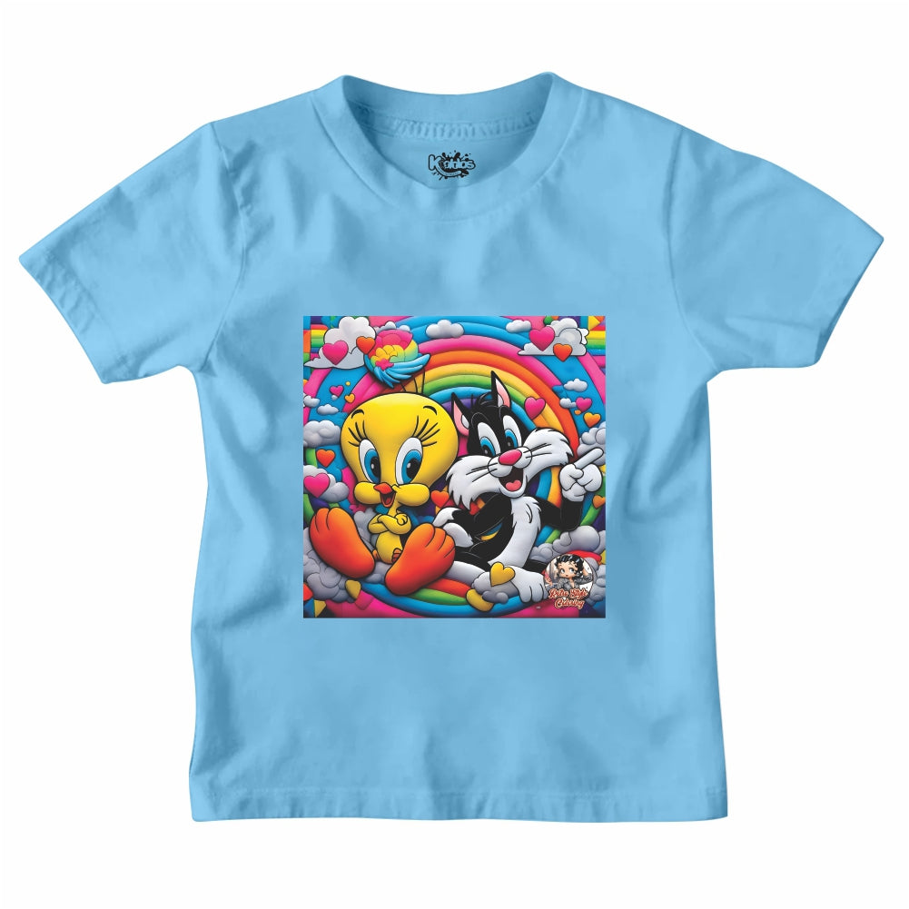 TWEETY BIRD AND SYLVESTER T-SHIRT