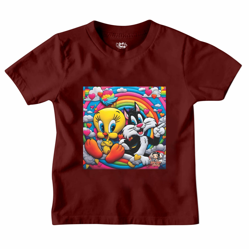 TWEETY BIRD AND SYLVESTER T-SHIRT