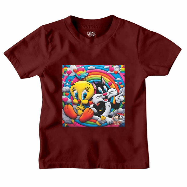 TWEETY BIRD AND SYLVESTER T-SHIRT