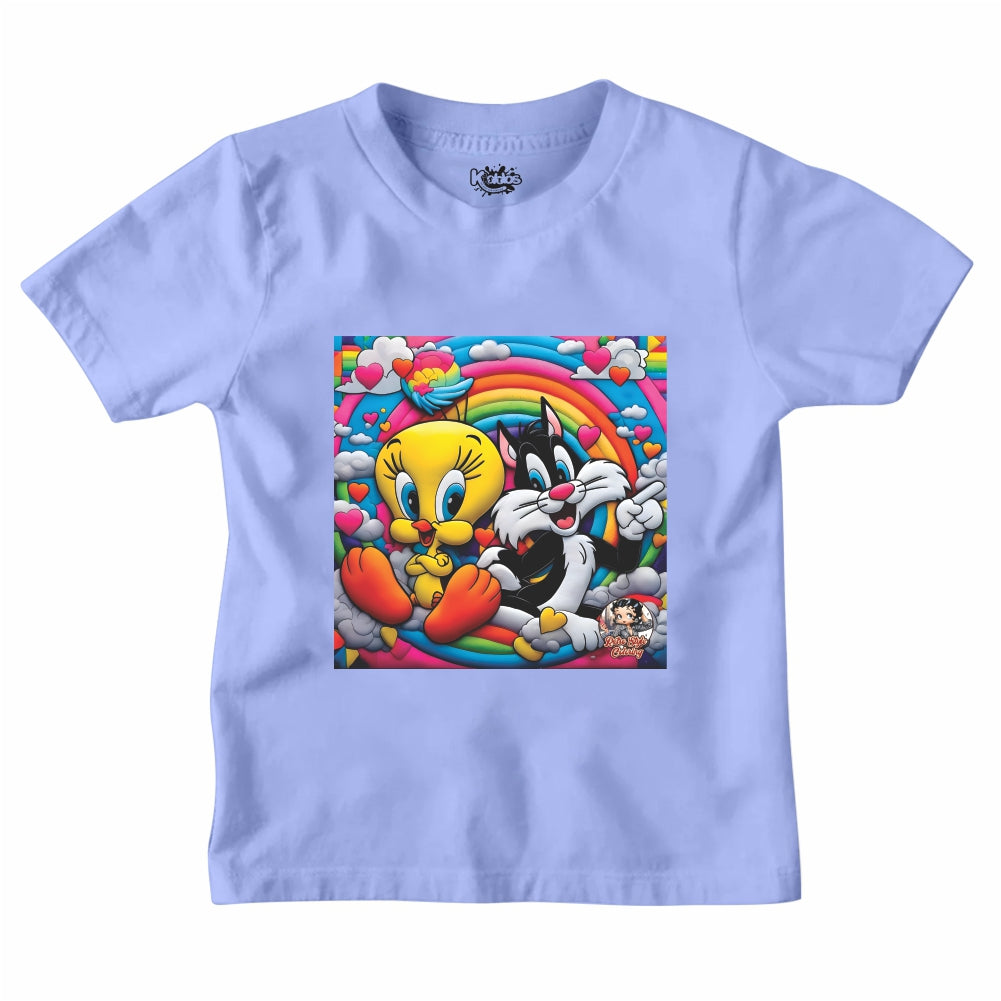 TWEETY BIRD AND SYLVESTER T-SHIRT