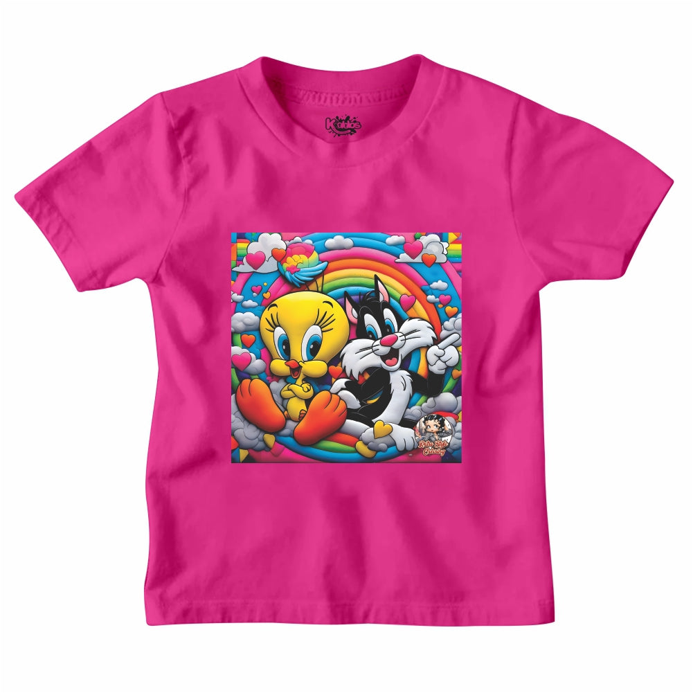 TWEETY BIRD AND SYLVESTER T-SHIRT