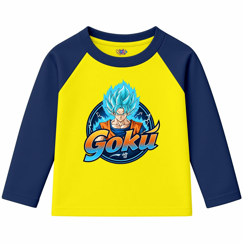 Goku Super Saiyan Blue (Ragnal Sleeve Shirt) (Copy)