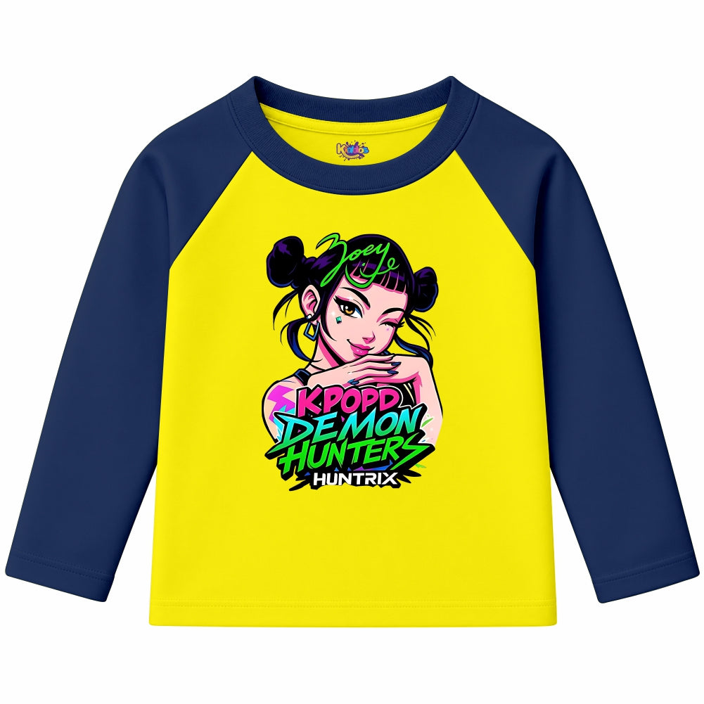 Zoey KPOP Demon Hunters (Ragnal Sleeve Shirt)