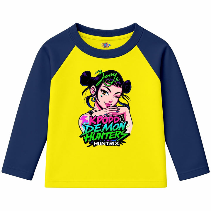 Zoey KPOP Demon Hunters (Ragnal Sleeve Shirt)