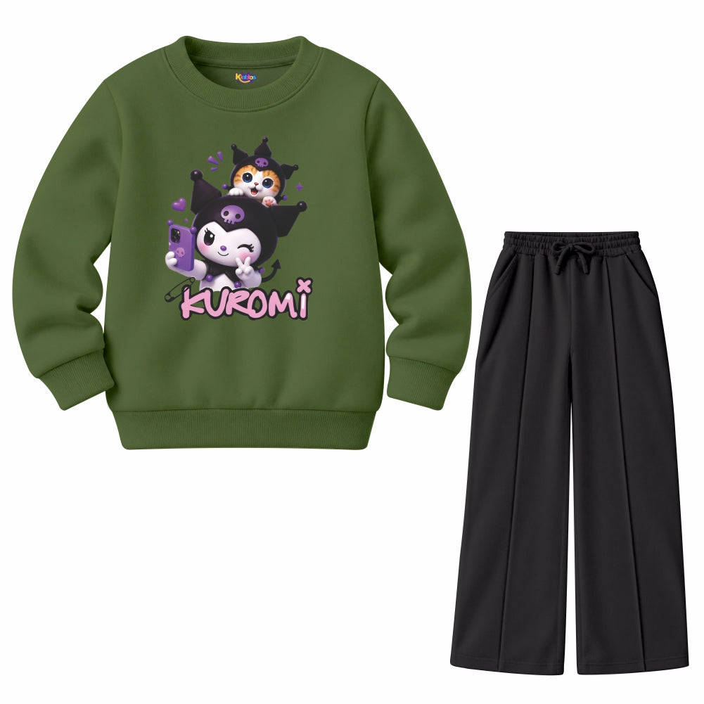 Kuromi Selfie - Sanrio Girls (Fleece Pair)