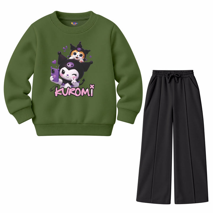 Kuromi Selfie - Sanrio Girls (Fleece Pair)