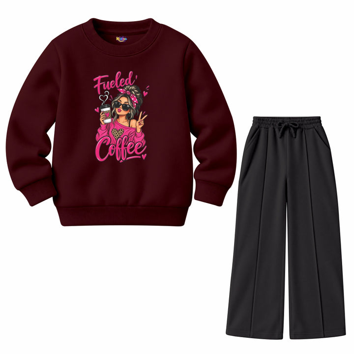 Coffee Lover Girl (Fleece Pair)