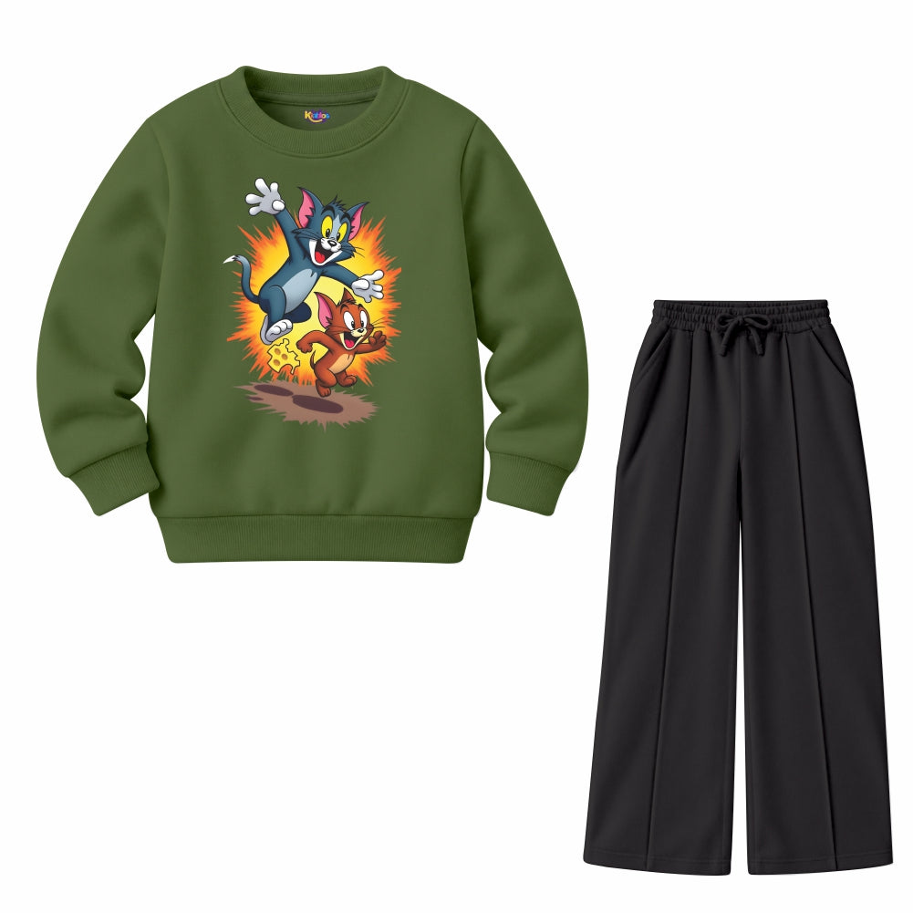 TOM & JERRY BURST (Fleece Pair)