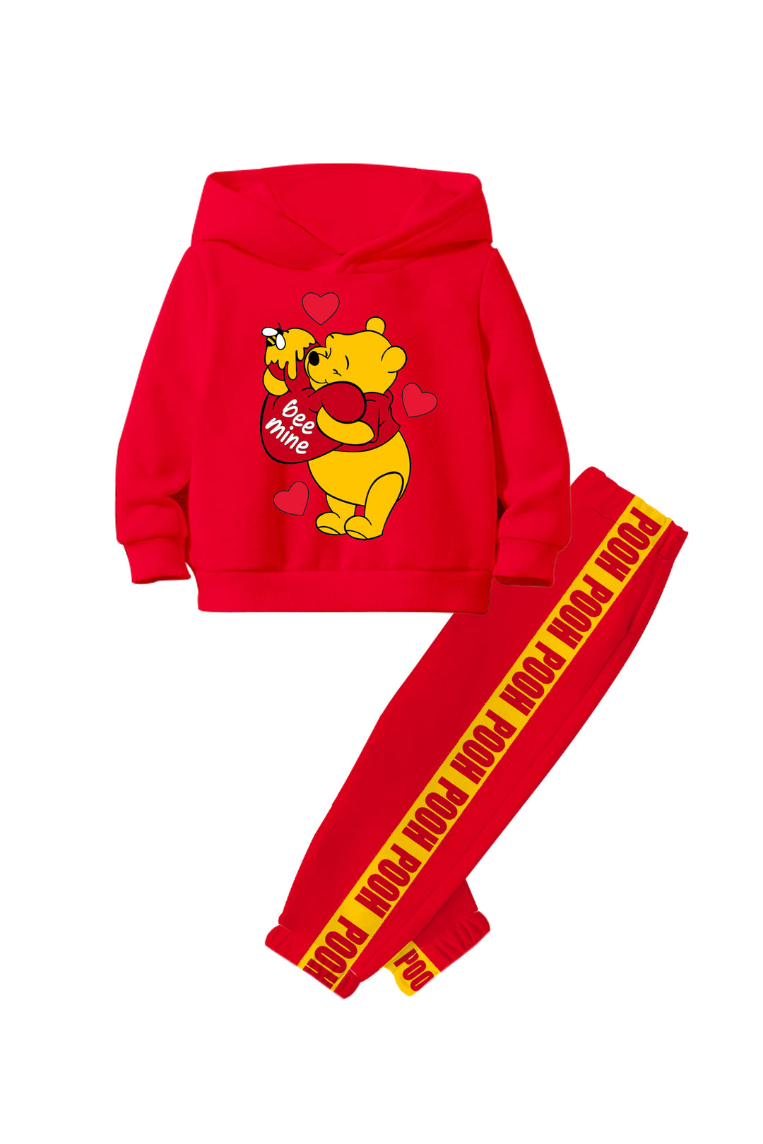 BE MINE POOH FLEECE PAIR