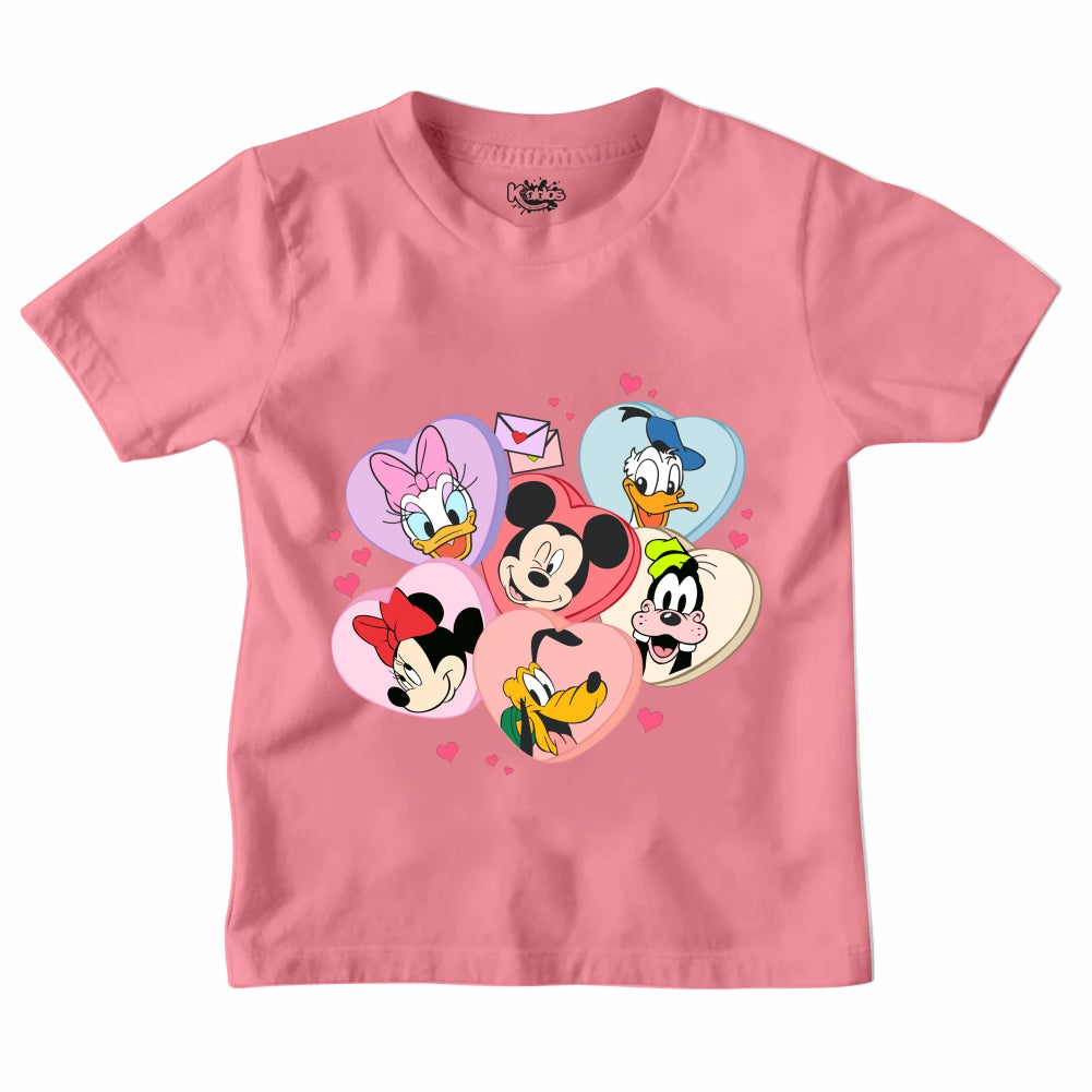 Mickey Mouse Family Hearts T-SHIRT