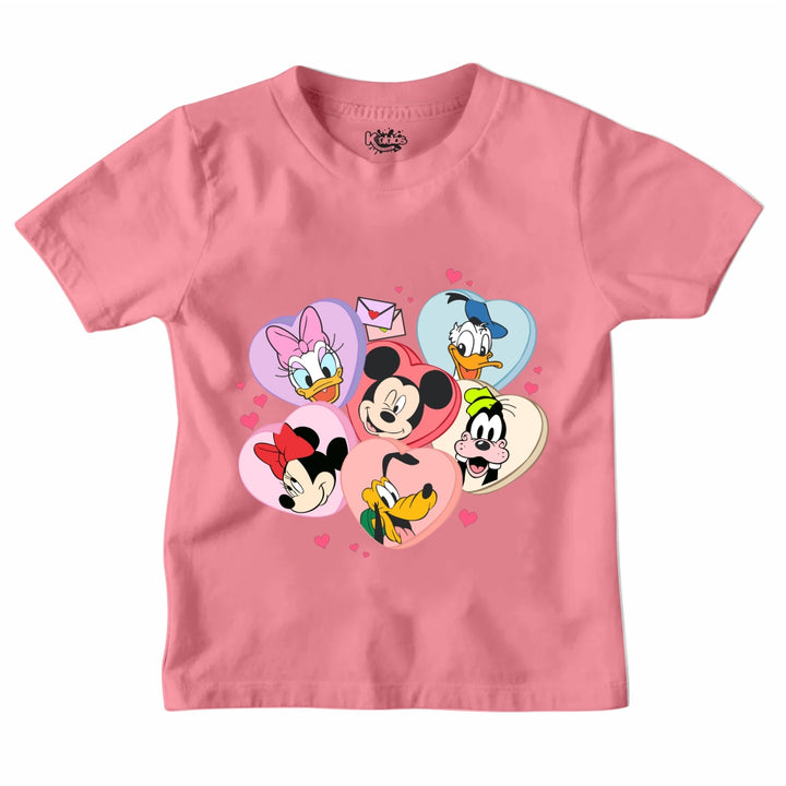 Mickey Mouse Family Hearts T-SHIRT