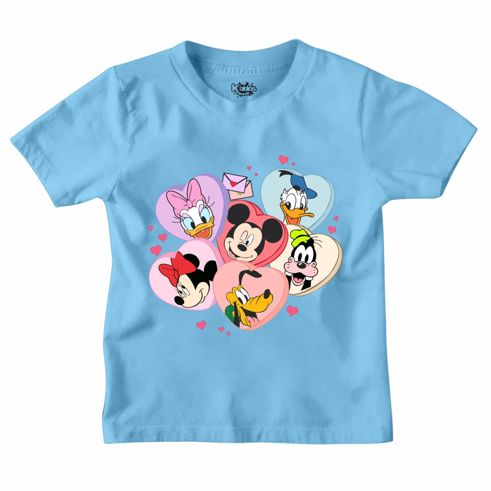 Mickey Mouse Family Hearts T-SHIRT
