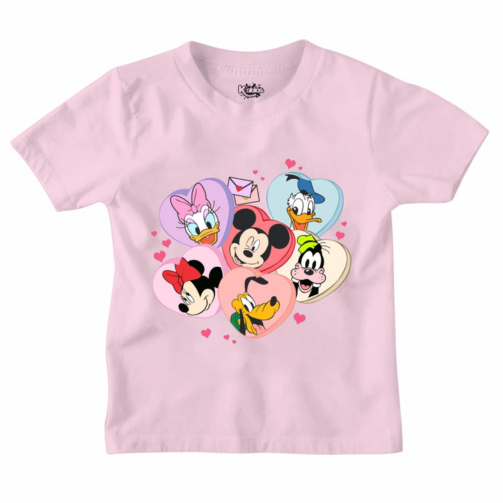 Mickey Mouse Family Hearts T-SHIRT