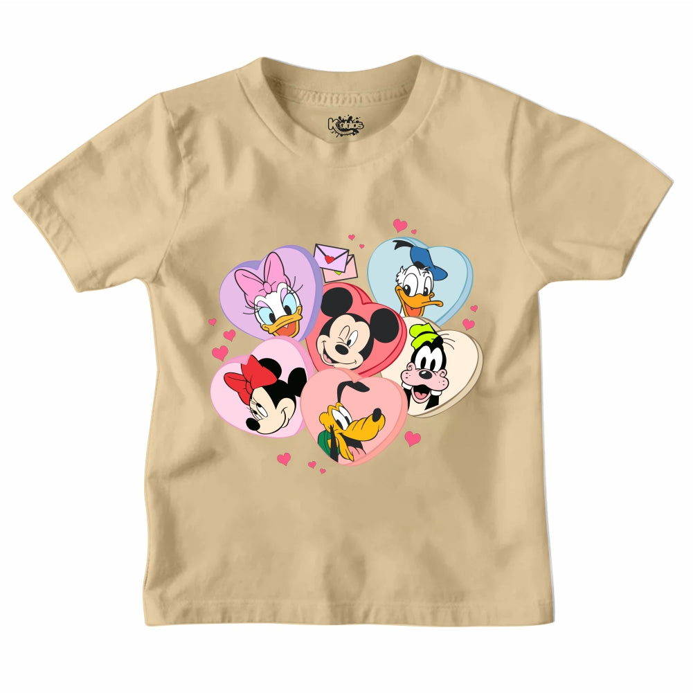 Mickey Mouse Family Hearts T-SHIRT