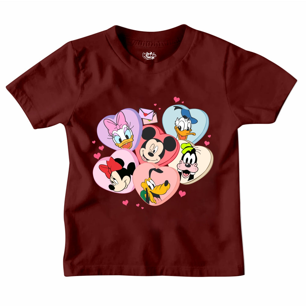 Mickey Mouse Family Hearts T-SHIRT