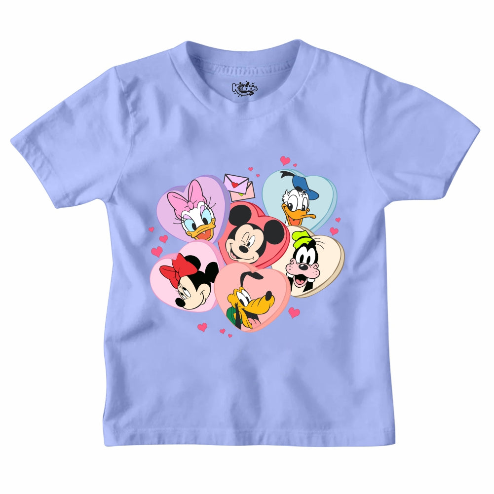 Mickey Mouse Family Hearts T-SHIRT
