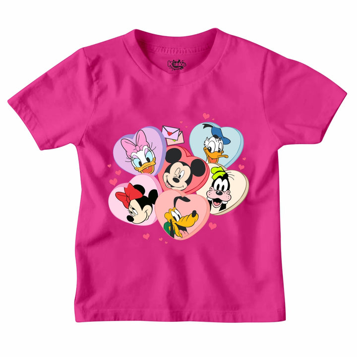 Mickey Mouse Family Hearts T-SHIRT