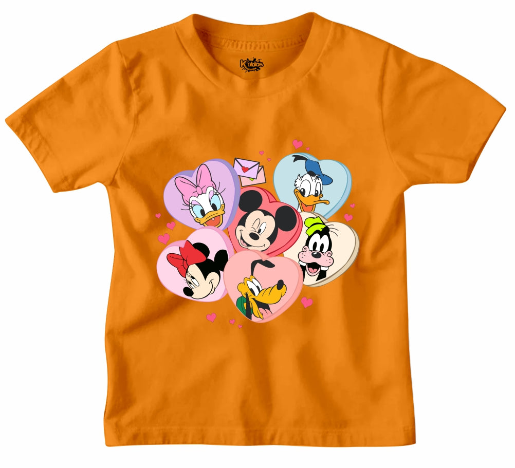 Mickey Mouse Family Hearts T-SHIRT