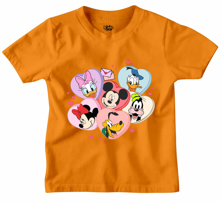 Mickey Mouse Family Hearts T-SHIRT