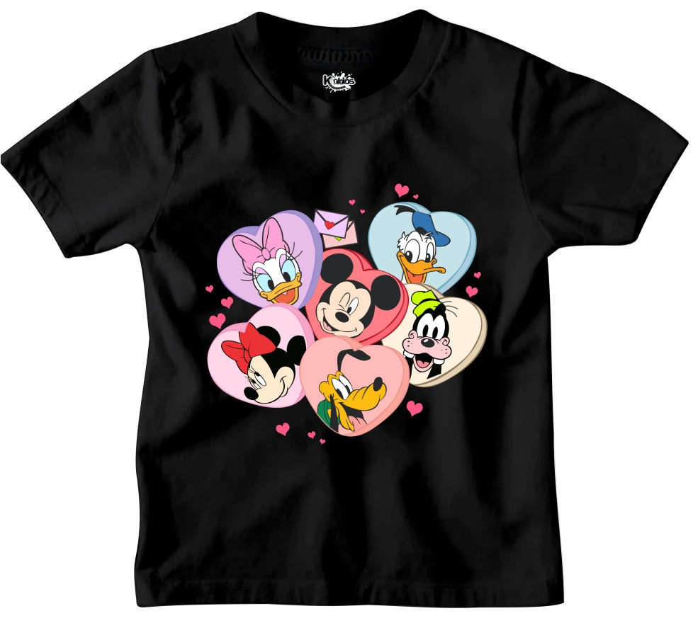 Mickey Mouse Family Hearts T-SHIRT