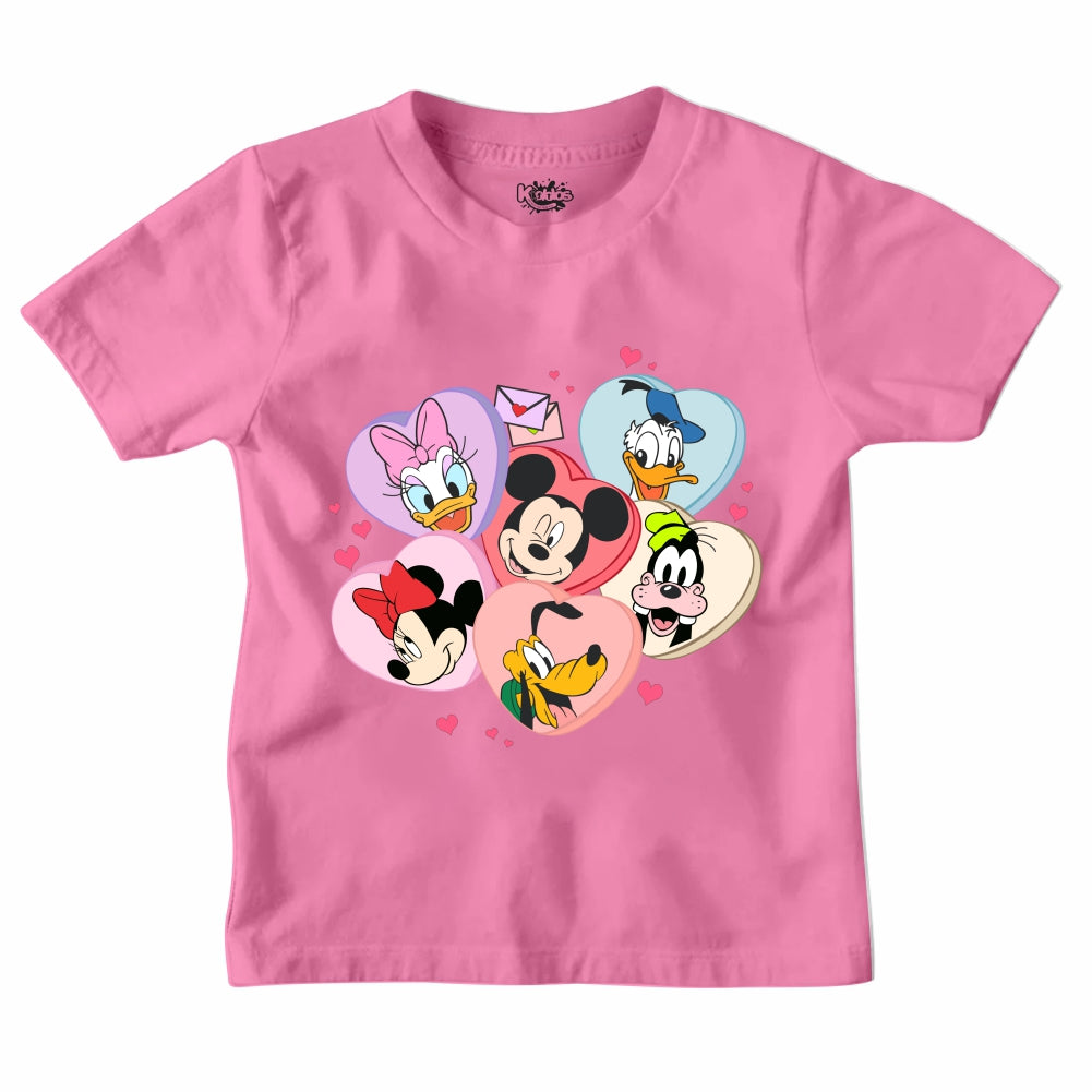 Mickey Mouse Family Hearts T-SHIRT