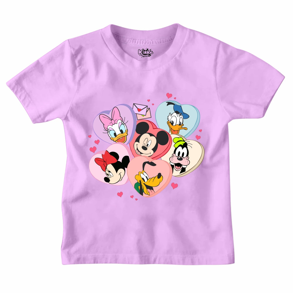 Mickey Mouse Family Hearts T-SHIRT