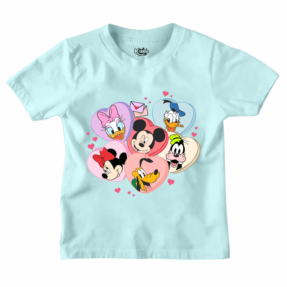 Mickey Mouse Family Hearts T-SHIRT