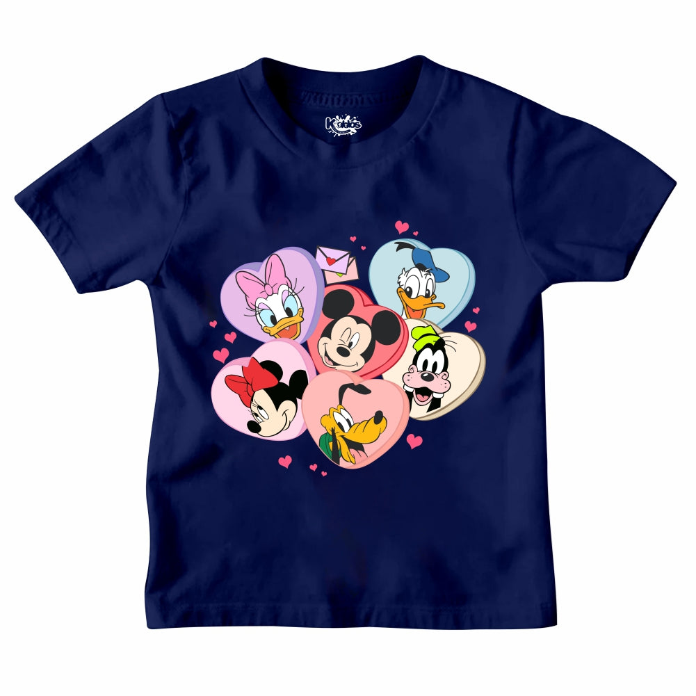 Mickey Mouse Family Hearts T-SHIRT