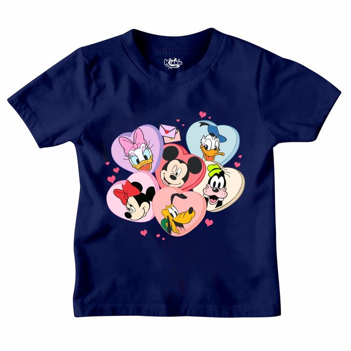 Mickey Mouse Family Hearts T-SHIRT