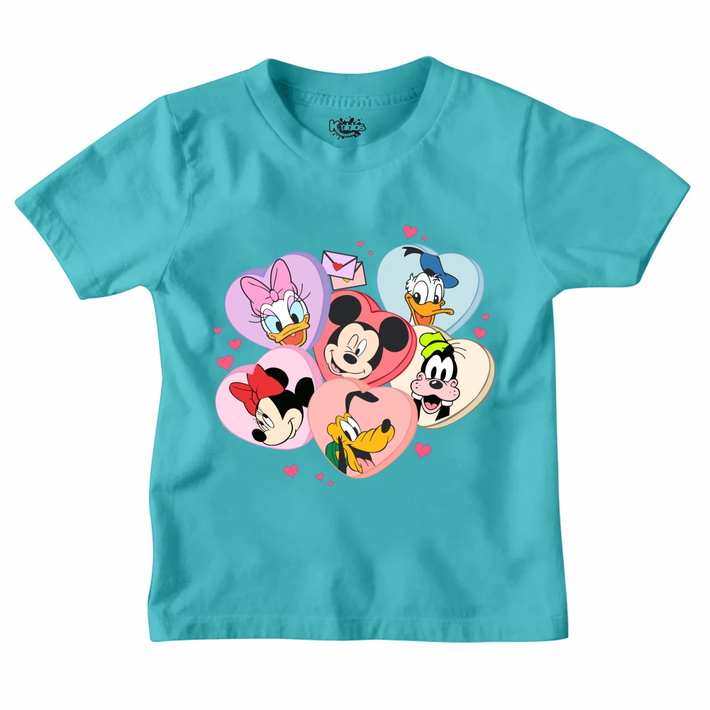 Mickey Mouse Family Hearts T-SHIRT