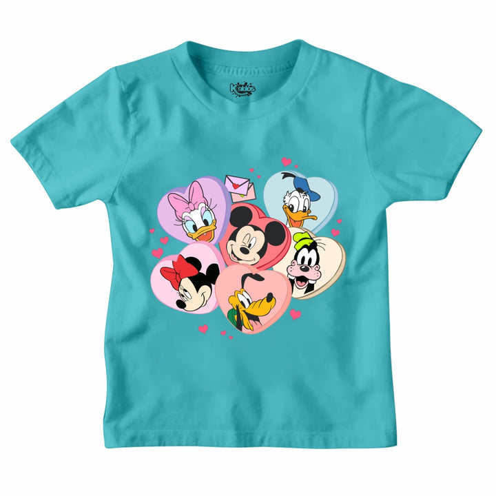 Mickey Mouse Family Hearts T-SHIRT
