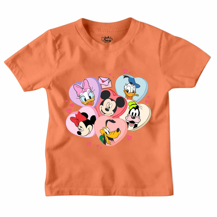 Mickey Mouse Family Hearts T-SHIRT