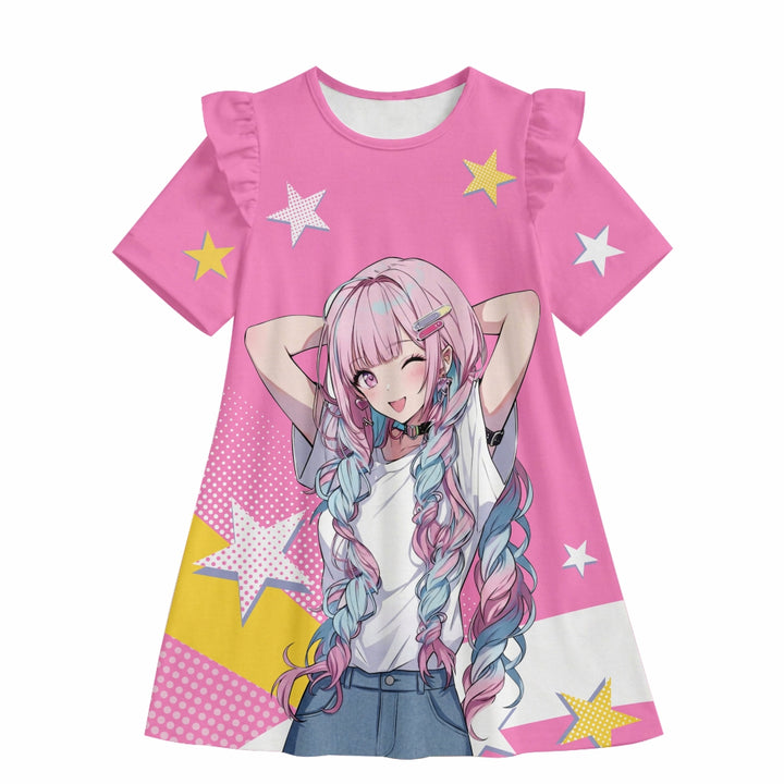Long Length Shirt For Girls Digital Print