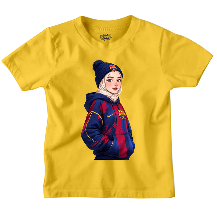 FOOTBALL - CUTE GIRL T-SHIRT