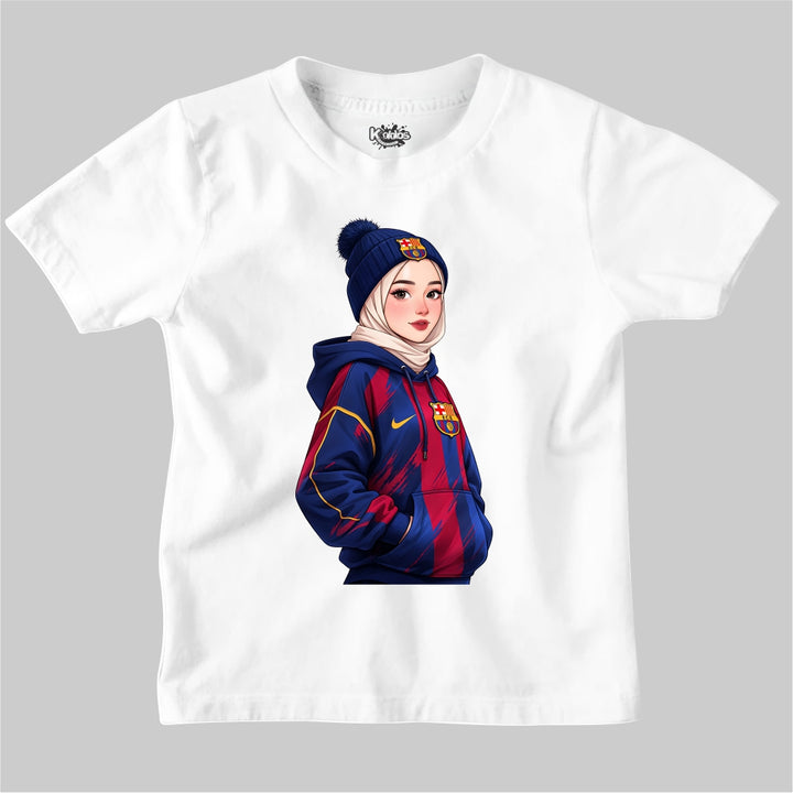 FOOTBALL - CUTE GIRL T-SHIRT
