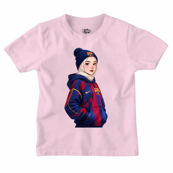 FOOTBALL - CUTE GIRL T-SHIRT
