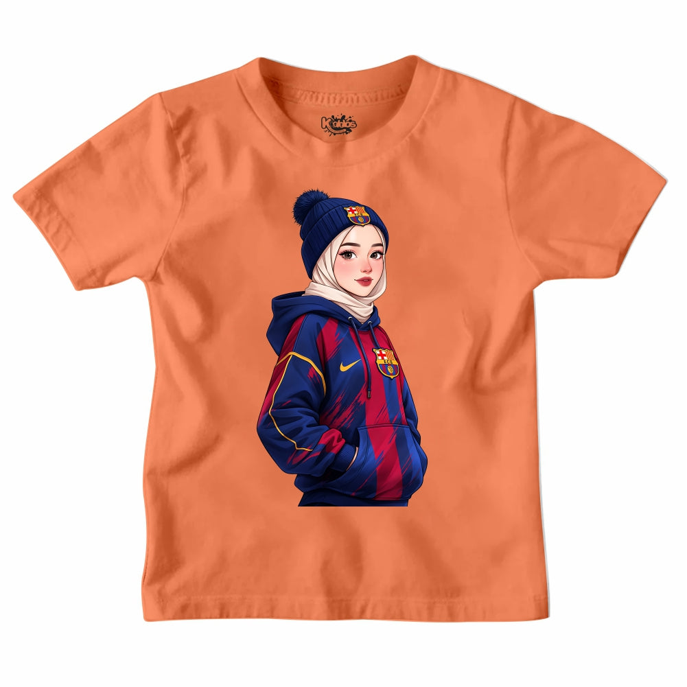 FOOTBALL - CUTE GIRL T-SHIRT