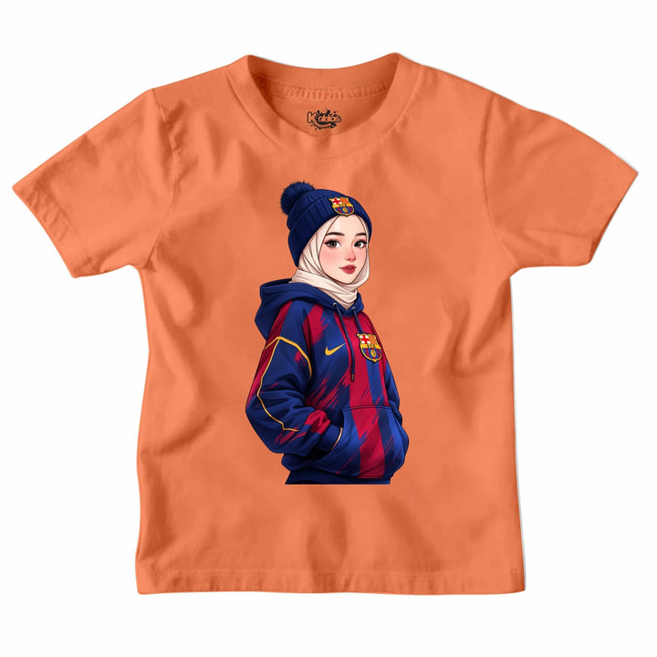 FOOTBALL - CUTE GIRL T-SHIRT