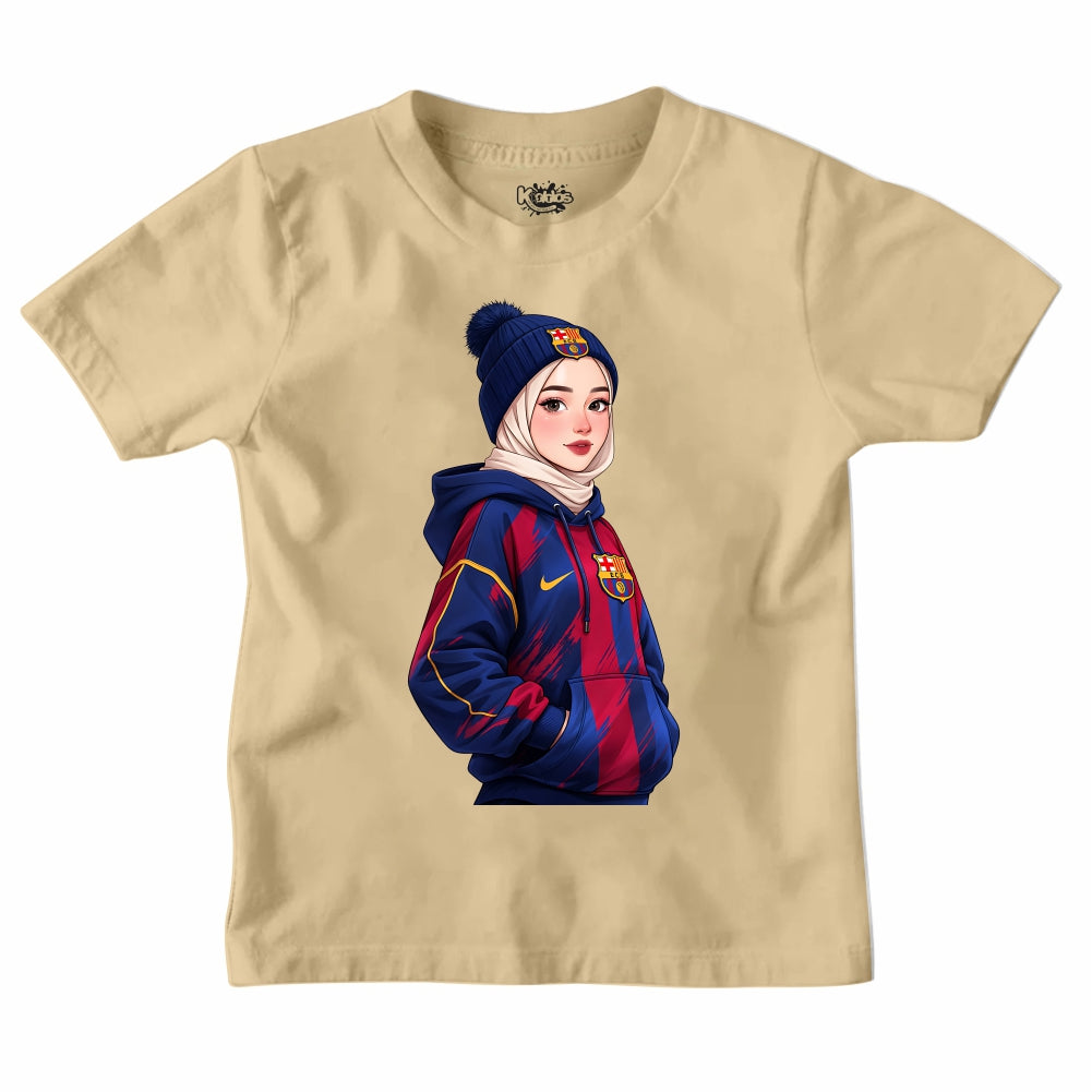 FOOTBALL - CUTE GIRL T-SHIRT