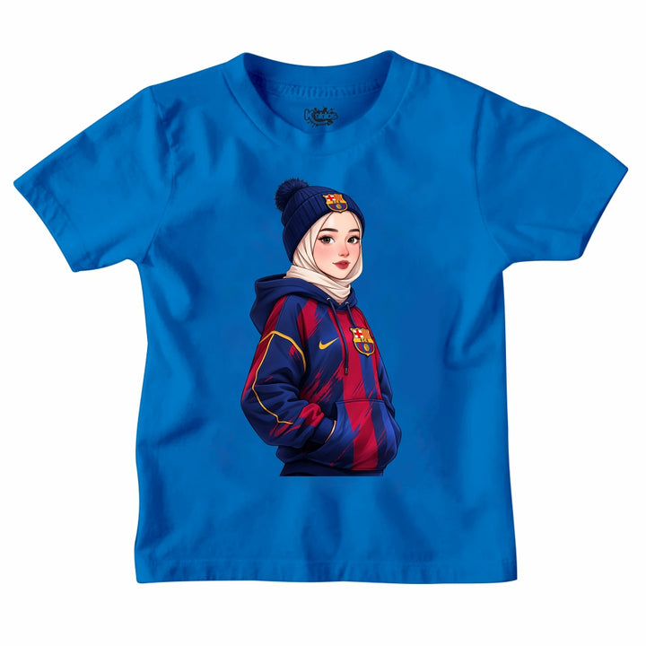 FOOTBALL - CUTE GIRL T-SHIRT