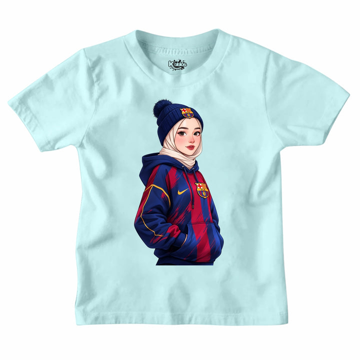 FOOTBALL - CUTE GIRL T-SHIRT