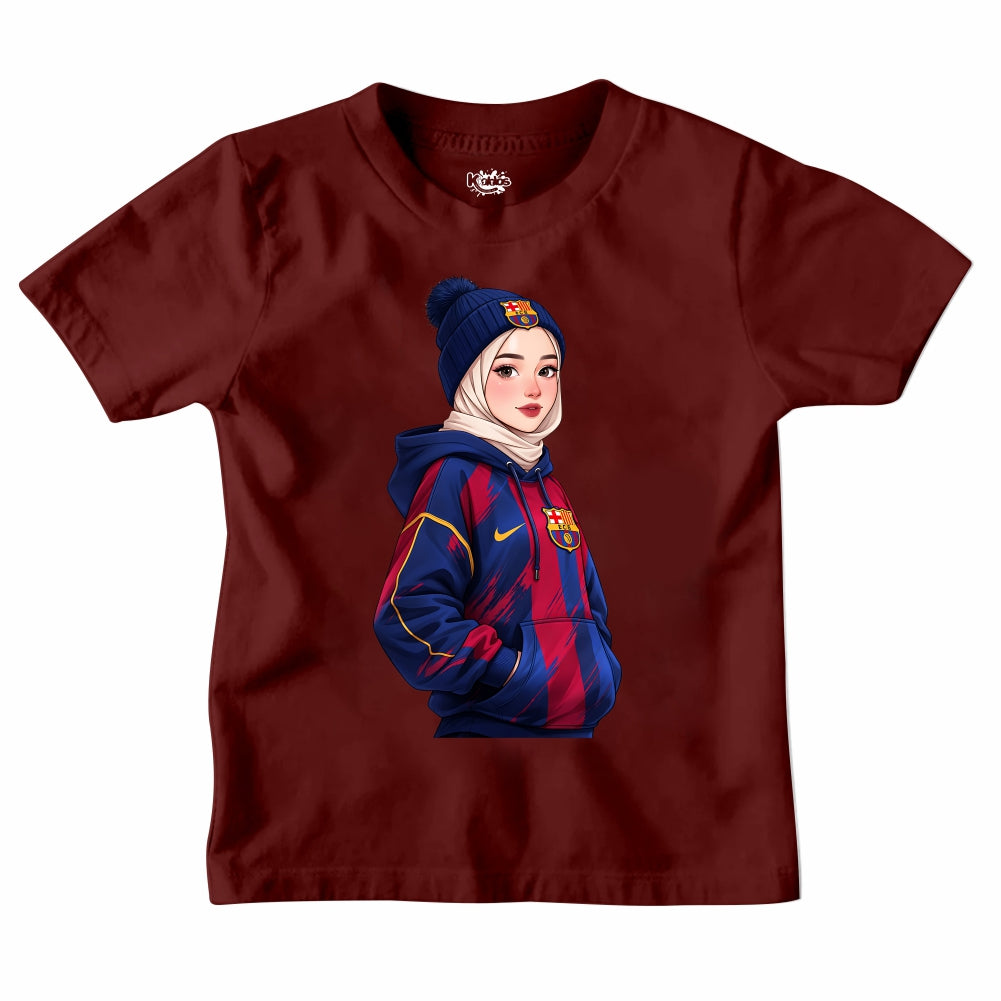 FOOTBALL - CUTE GIRL T-SHIRT