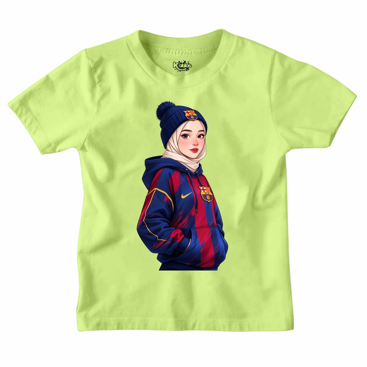 FOOTBALL - CUTE GIRL T-SHIRT