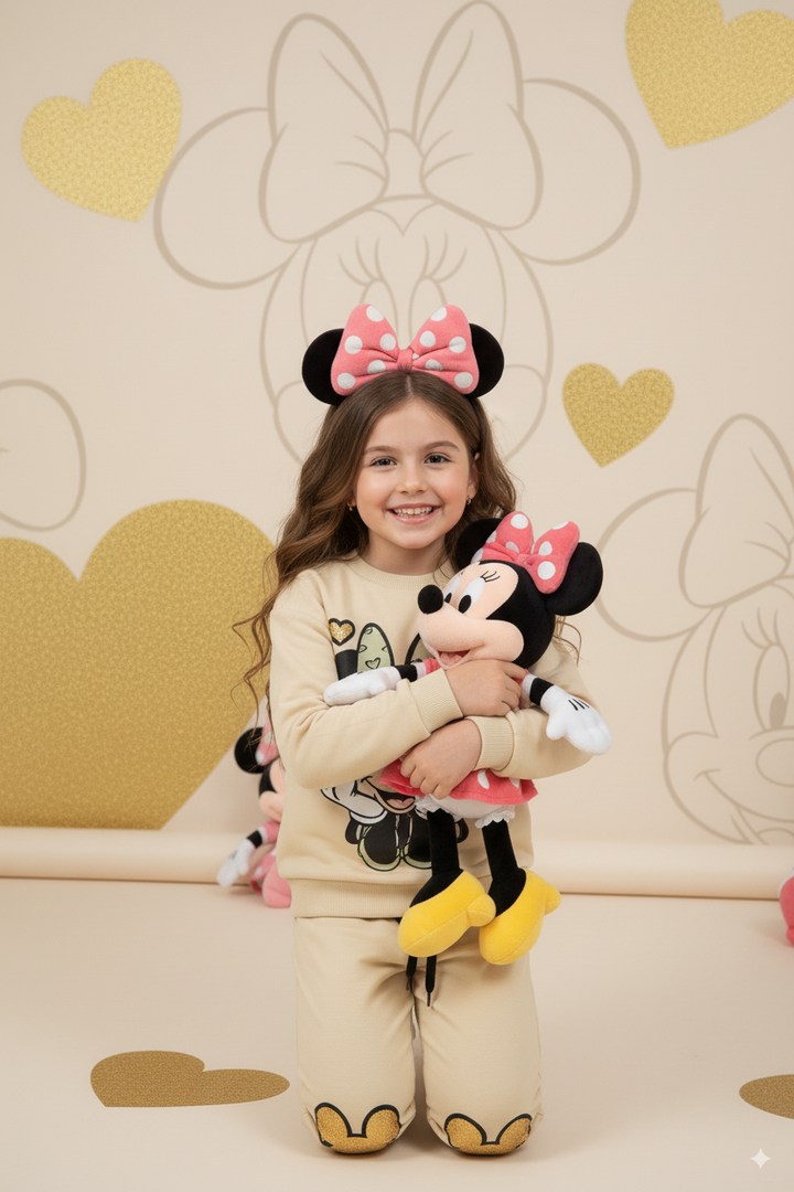 MINNIE HEART FLEECE PAIR